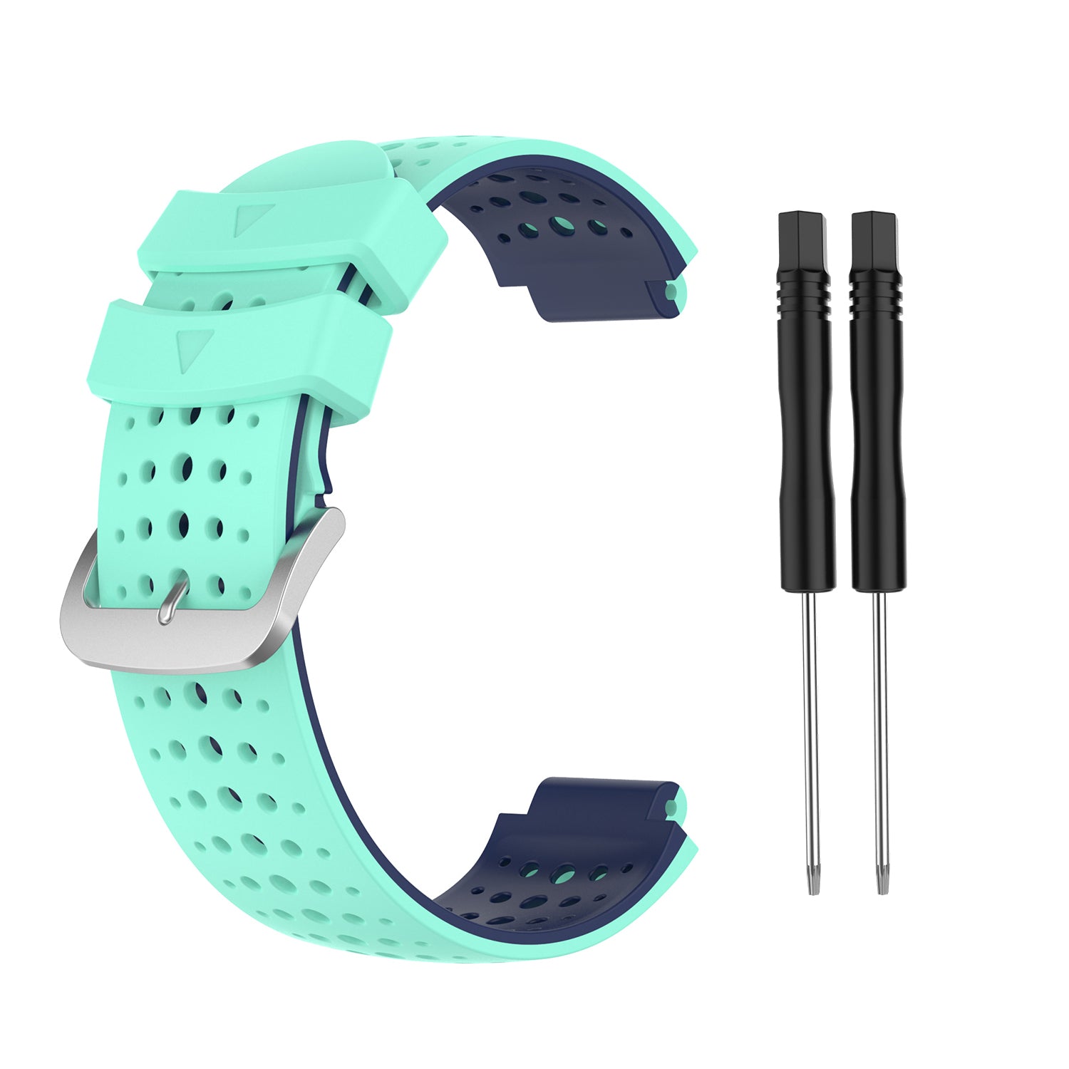 Two Color Silicone Watch Strap Bracelet Wristband Replacement for Garmin Forerunner 735XT 620 630 220 230 235 Two Color Silicone Watch Strap Bracelet Wristband Replacement for Garmin Forerunner 735XT 620 630 220 230 235